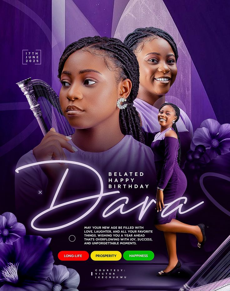 Dara birthday design