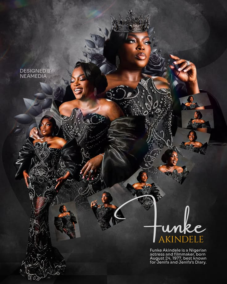 Funke Akindele birthday design